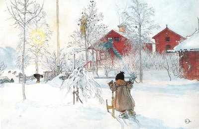 Der Hof und das Brauhaus von Carl Larsson